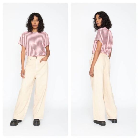 Free People x Sandrine Rose - NWT Wide Curve Leg Pants - Picture 3 of 12